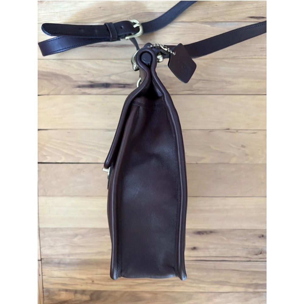Vintage Coach Murphy Bag 9930 Mahogany Leather 1998 USA Crossbody - Picture 3 of 11